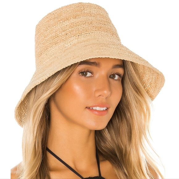 Janessa Leone Accessories - Janessa Leone Felix Packable Hat in Natural